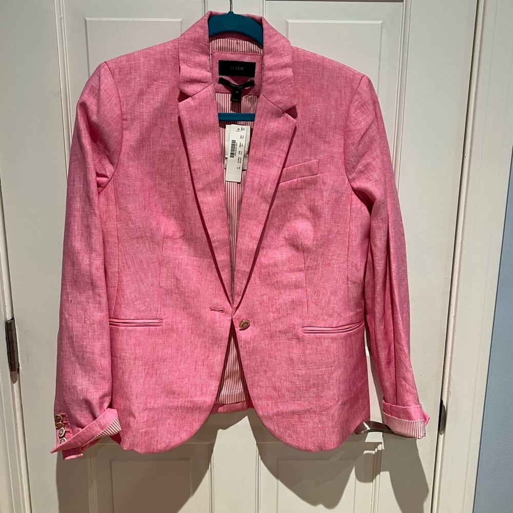 JCrew Campbell linen blazer